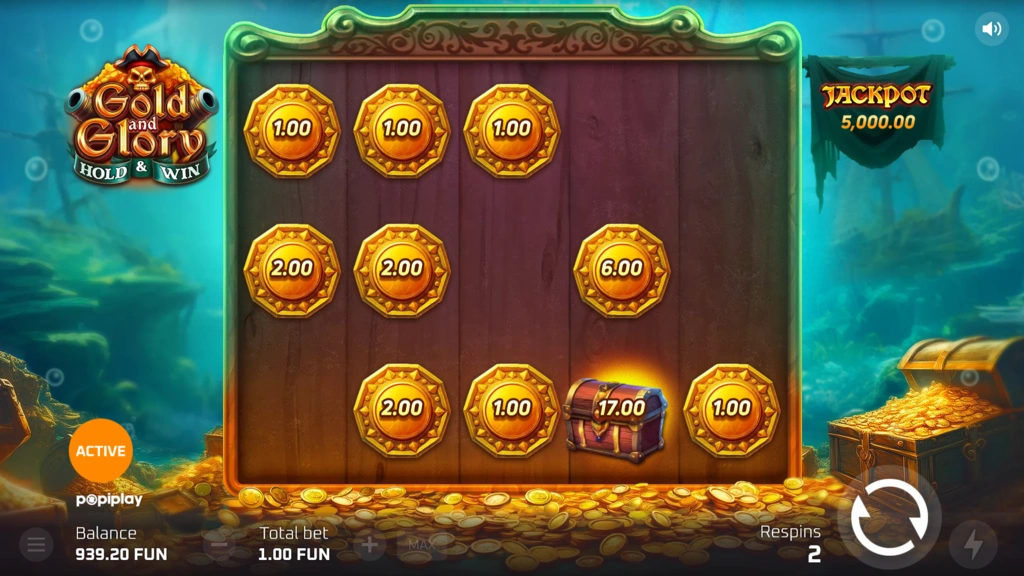 Gold and Glory Hold and Win - Hold and Win Bonus